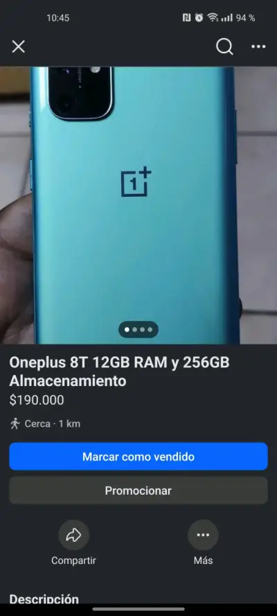 Celular OnePlus 8T  12GB/256GB - miniatura 3