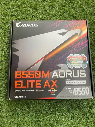 Placa Madre AORUS B550M Elite AX - miniatura 1