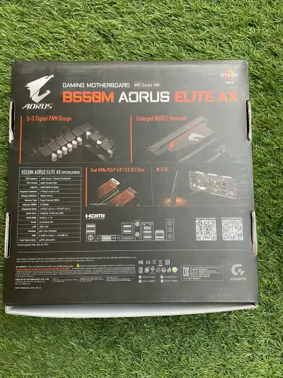 Placa Madre AORUS B550M Elite AX - miniatura 2