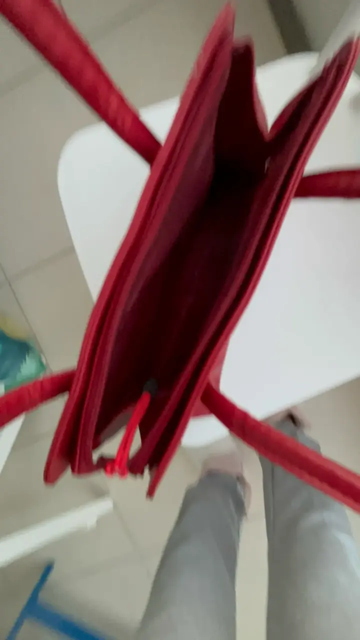 Cartera roja elegante - 3