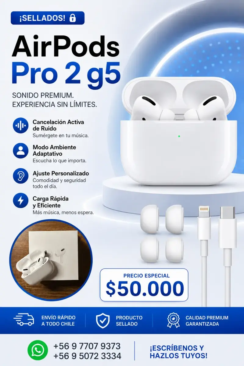 AirPods Pro 2 g5 nuevos sellados
