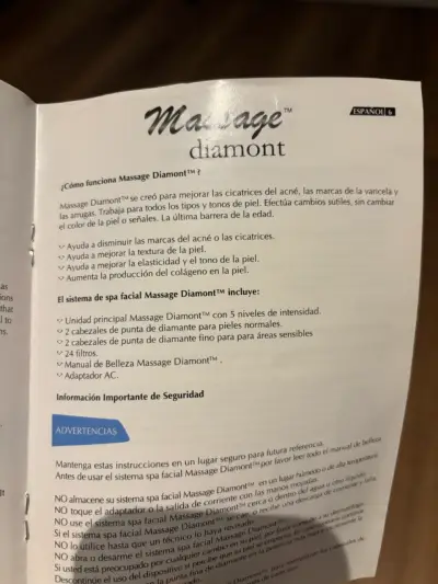 Aparato de masaje facial Massage Diamont - miniatura 3