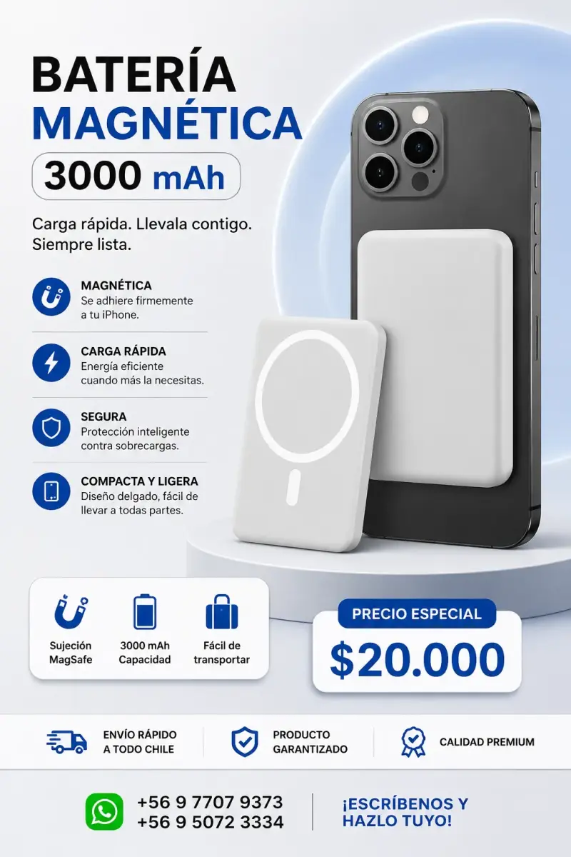 Batería Magnética 3000 mAh