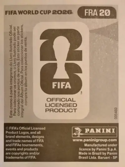Lámina Panini Mundial 2026 Mbappe - miniatura 2