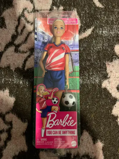 Muñeca Barbie Futbolista - miniatura 1