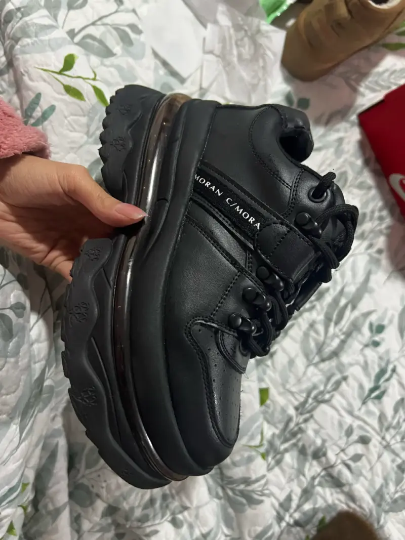 Zapatillas negras plataforma tallaje 37 - 3