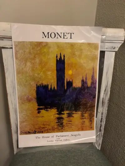 Póster Monet 'Parlamento y Gaviotas' - miniatura 2
