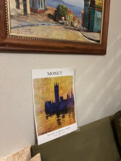 Póster Monet 'Parlamento y Gaviotas' - miniatura 3