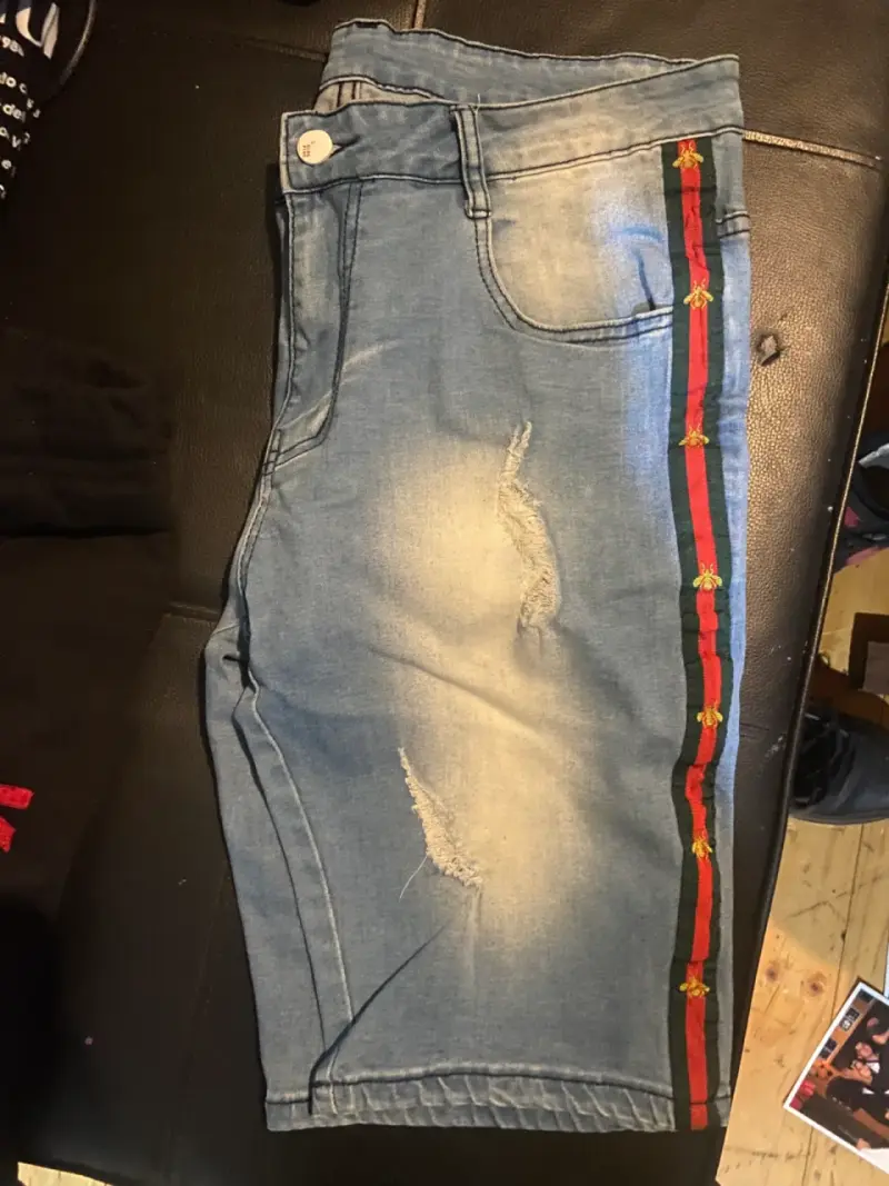 Shorts de mezclilla azules