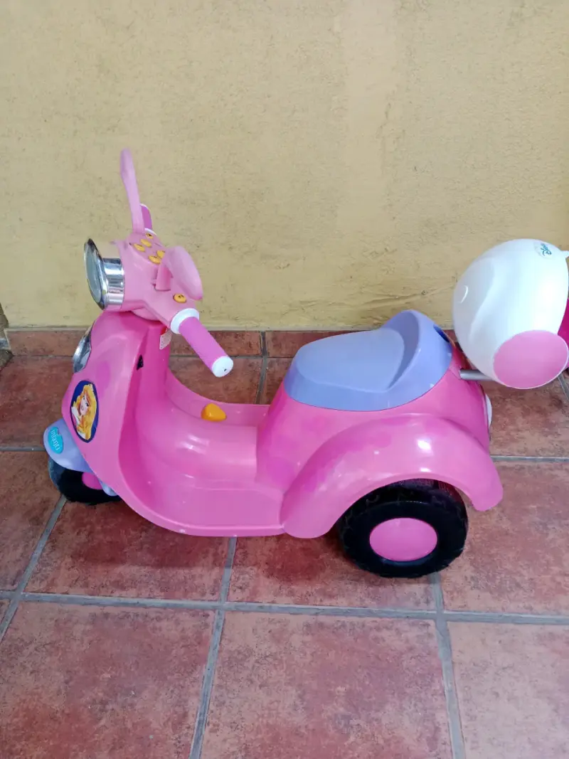 Moto infantil rosa Disney - 4