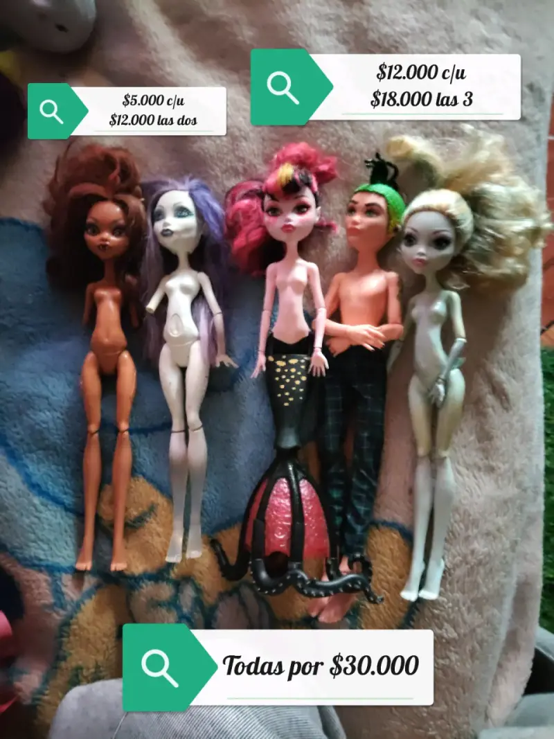 Muñecas Monster High usadas - 1
