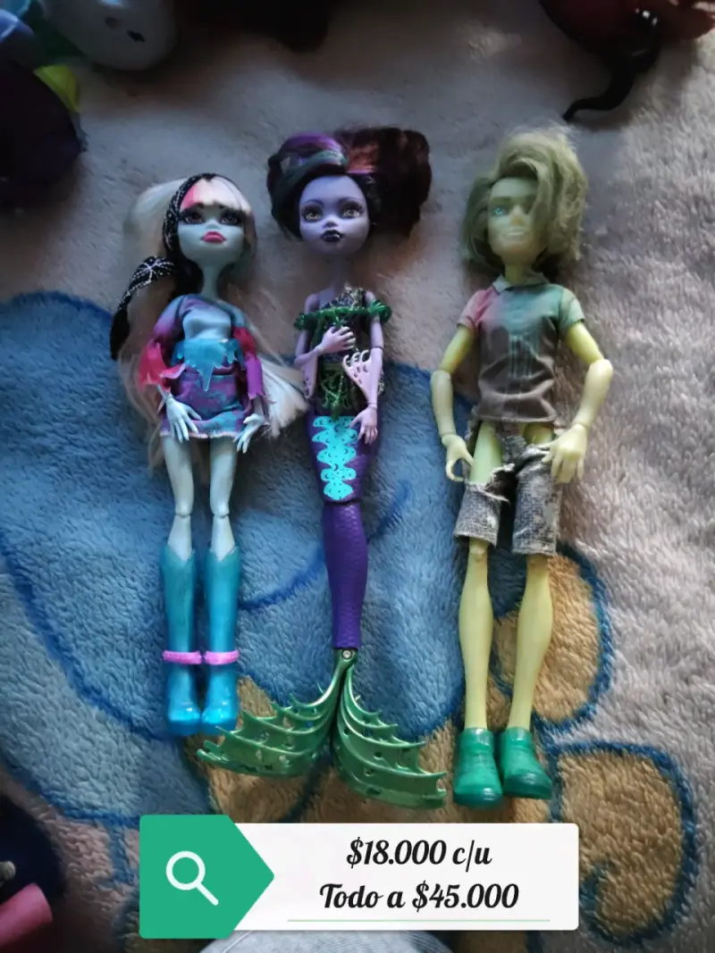 Muñecas Monster High usadas - 2