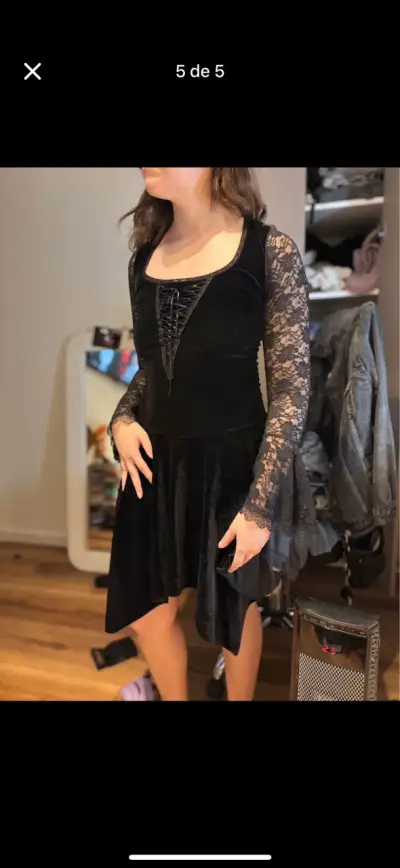 Vestido gótico - miniatura 2