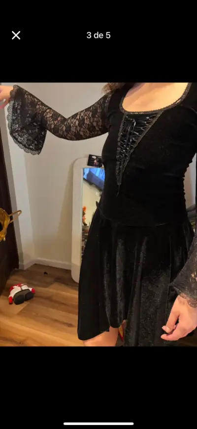 Vestido gótico - miniatura 3