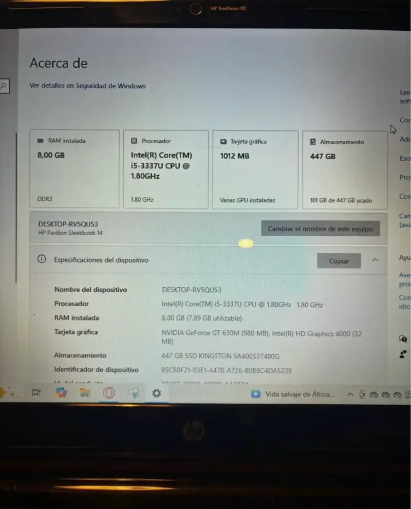 Notebook HP Pavilion 14 - 2