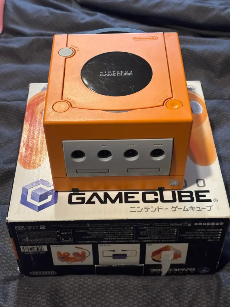 Consola Nintendo GameCube naranja - 5