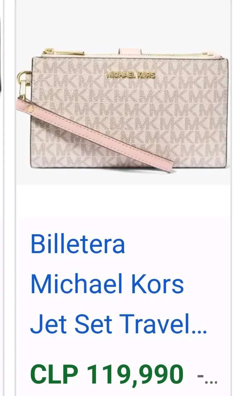 Billetera Michael Kors beige/rosa - 3
