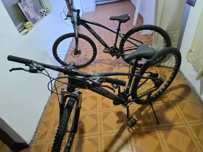 Bicicleta montaña Jiepubao negra - miniatura 2