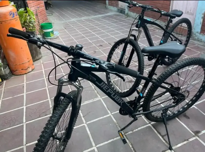 Bicicleta montaña Jiepubao negra - 6