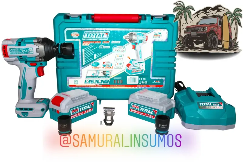 Combo 6En1 Brushless 550Nm+2Baterias+Carga Rapida - 1
