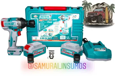 Combo 6En1 Brushless 550Nm+2Baterias+Carga Rapida - miniatura 1
