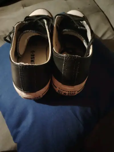 Zapatillas negras de lona - miniatura 2