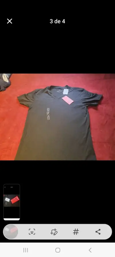 Polera negra americanino talla M - miniatura 2