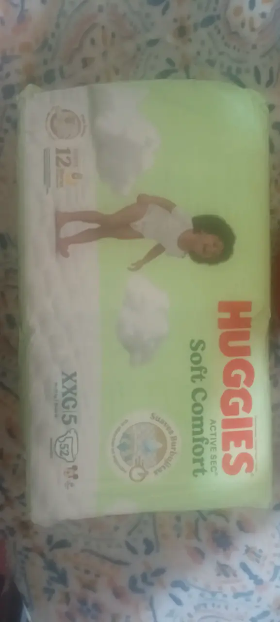Pañales Huggies Active Sec XXG - 1