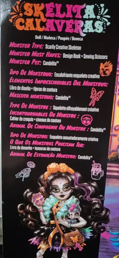 Muñeca Monster High Skelita Calaveras - miniatura 5