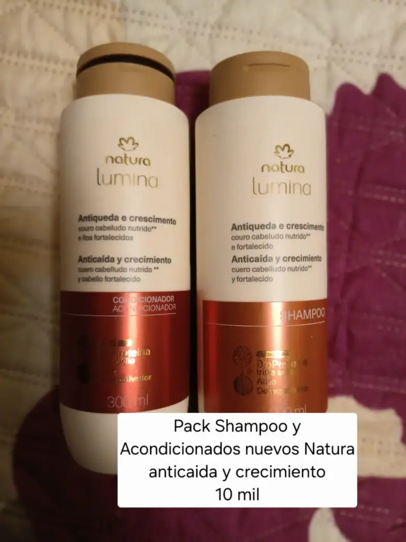 Pack Shampoo y Acondicionador Natura