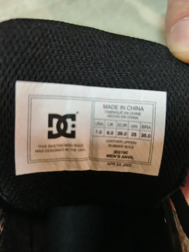 Zapatillas negras DC talla 42 - 5