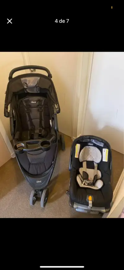 Coche y silla para bebé Chicco - miniatura 4