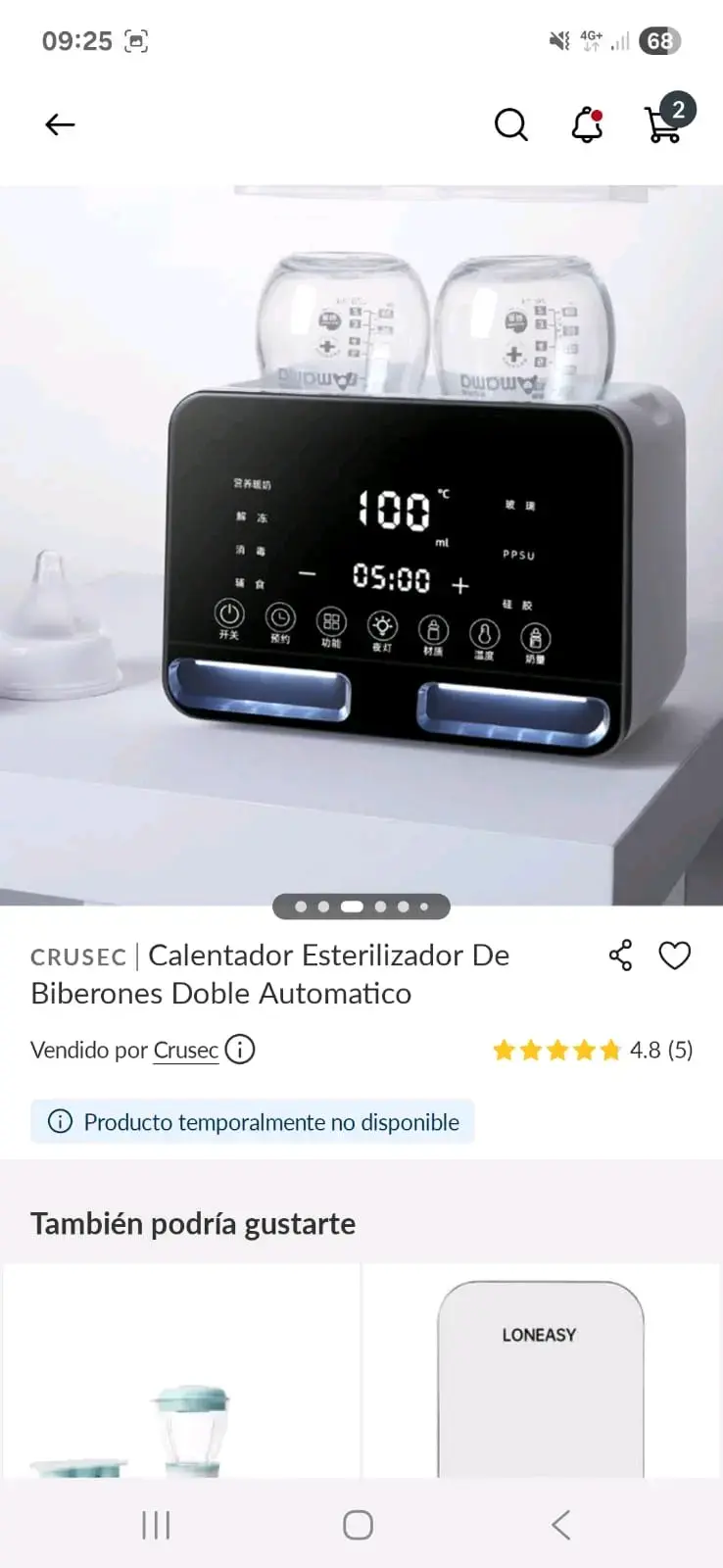 Calentador para biberones doble - 3