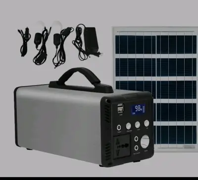 Generador portátil solar con panel 200watt. - miniatura 1