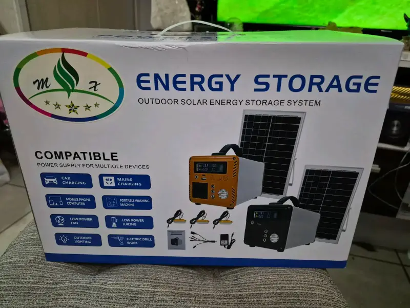 Generador portátil solar con panel 200watt. - 4