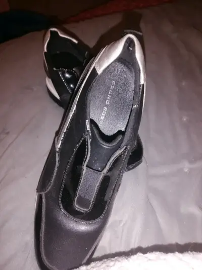 Zapatillas negras deportivas Bruno rossi - miniatura 2