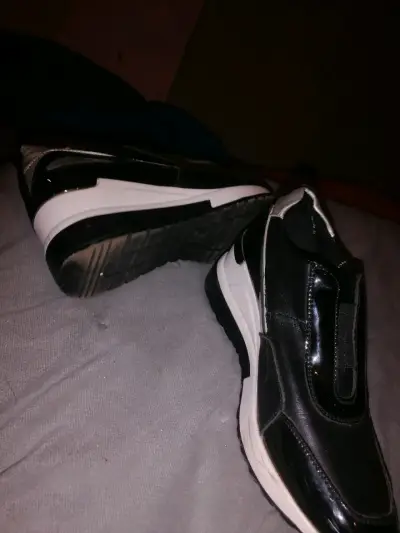 Zapatillas negras deportivas Bruno rossi - miniatura 3