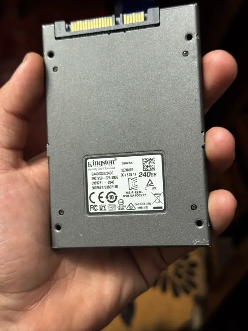 Disco SSD 2.5 Sata Kingston 240GB - 2