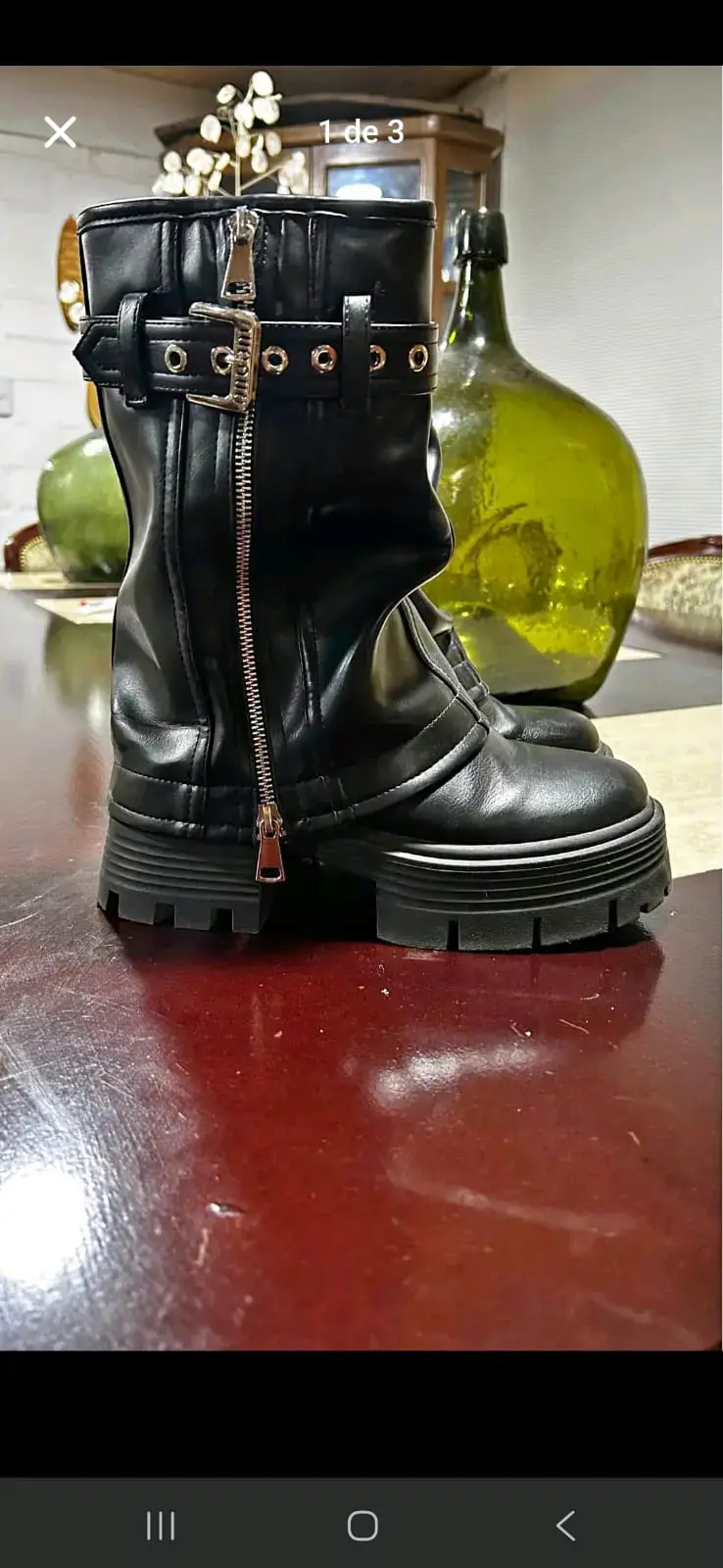 Botas negras con hebillas - 3