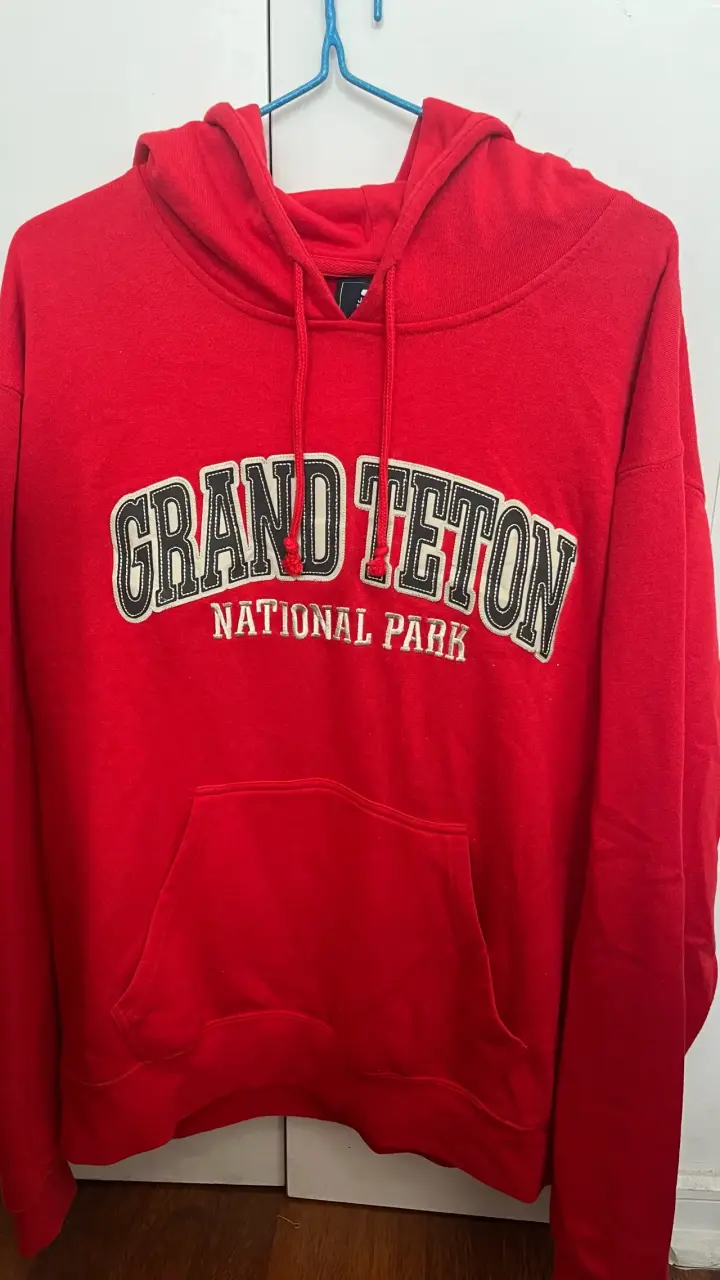 Polerón rojo Grand Teton