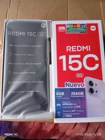 Smartphone Redmi 15C 5G nuevo - miniatura 1