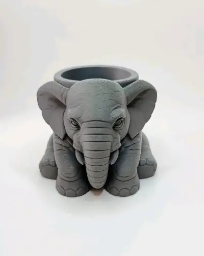 Macetero en forma de elefante - miniatura 2