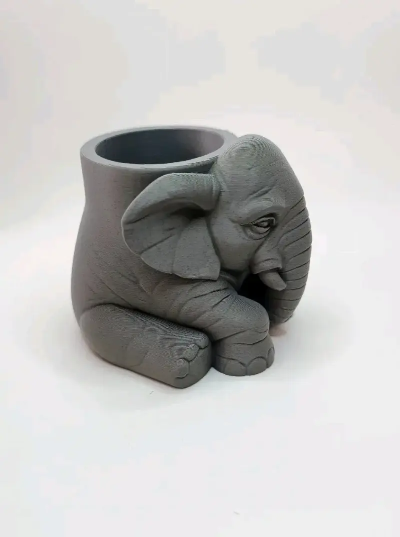 Macetero en forma de elefante - 3