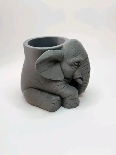 Macetero en forma de elefante - miniatura 3