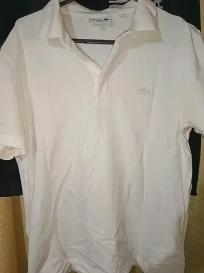 Polera polo blanca Lacoste hombre - miniatura 2