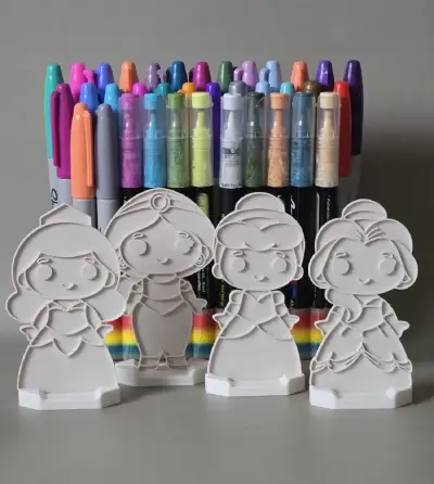 Figuritas de personajes en 3D - miniatura 5