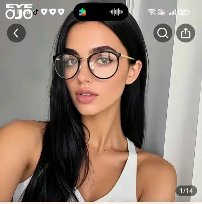 Gafas de marco dorado - miniatura 1