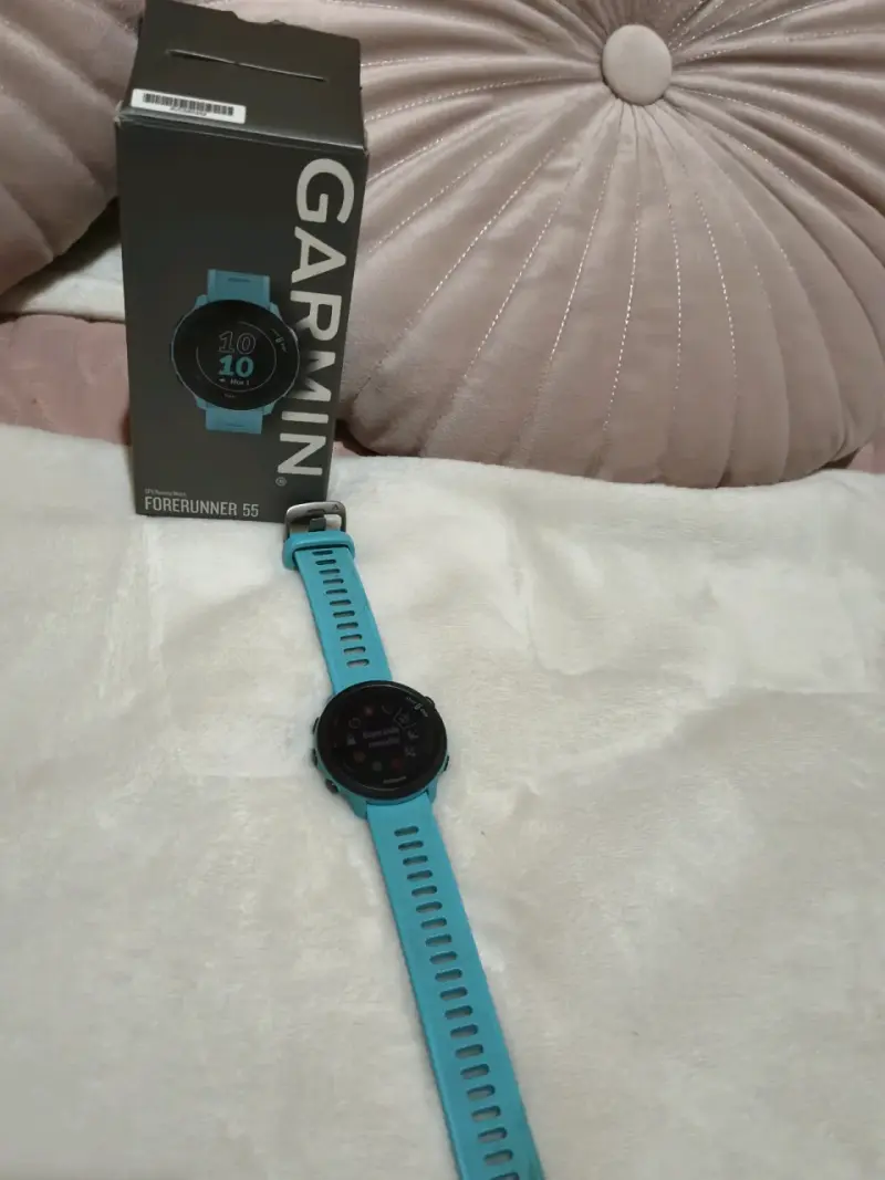 Reloj Garmin Forerunner 55 color celeste - 8