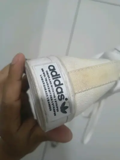 Zapatillas blancas con caña Adidas - miniatura 4