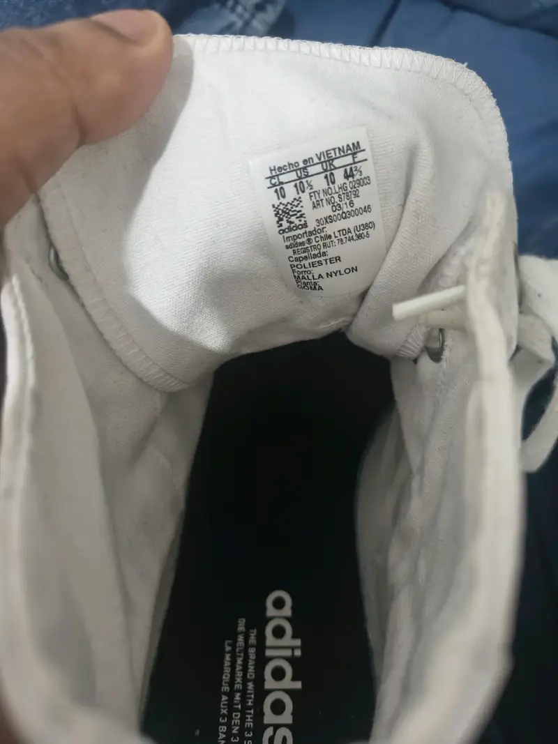 Zapatillas blancas con caña Adidas - 6